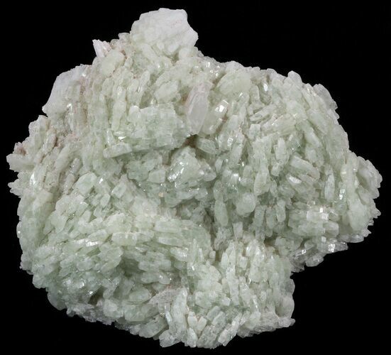 Green Prehnite Crystal Cluster - Morocco #52272